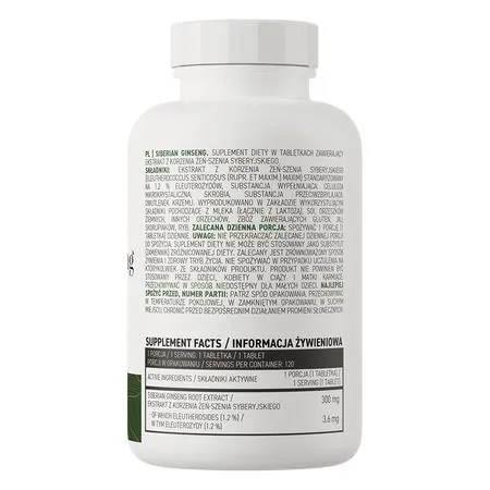 Женьшень Сибірський OstroVit Siberian Ginseng, 120 таблеток