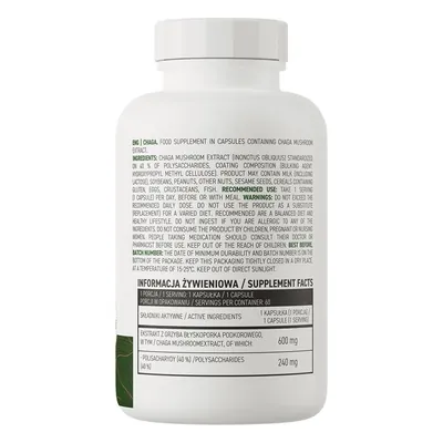 Чага OstroVit Chaga, 60 капсул
