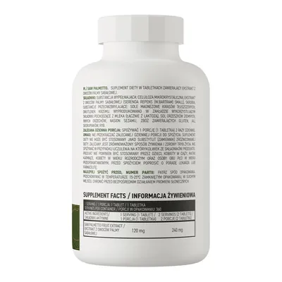 Со Пальметто OstroVit Saw Palmetto, 360 таблеток