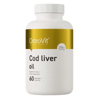 Олія печінки тріски OstroVit Cod Liver Oil, 60 капсул