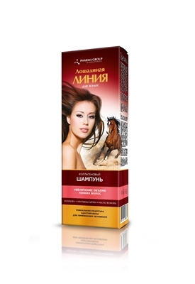 Шампунь Pharma Group Laboratories Лошадиная Линия Коллагеновый для увеличения объема тонких волос, 200 мл