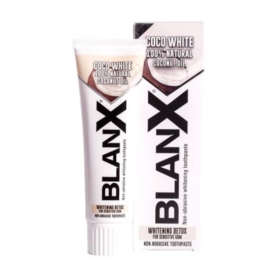 Зубная паста BlanX Coco White отбеливающая, 75 мл