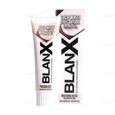 Зубна паста BlanX Coco White відбілююча, 75 мл