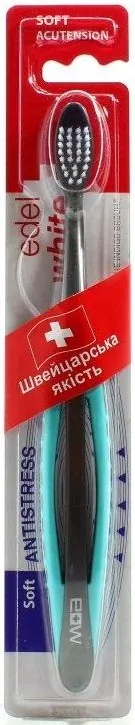 Зубна щітка Edel White акупресурна м'яка, 1 штука