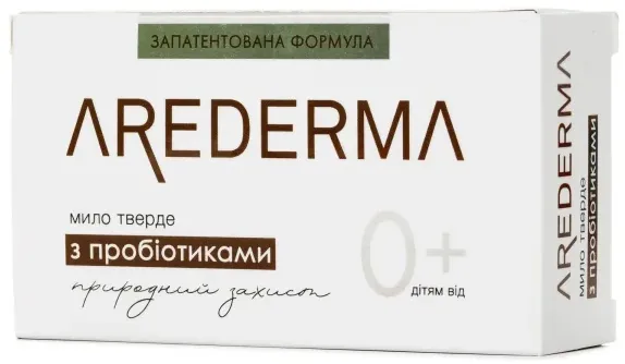 Мило тверде Аредерма з пробіотиками 0+, 140 г