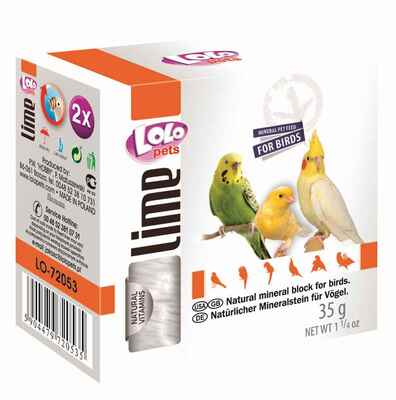 Минеральный камень для птиц Lolo Pets натуральный, 35 г