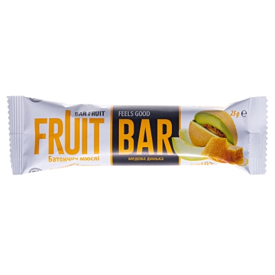 Батончик-мюслі Fruit Bar co смаком дині, 25 г