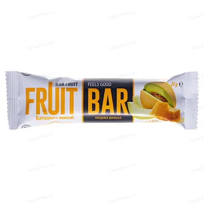 Батончик-мюслі Fuit Bar Feels Good медова динька, 25 г