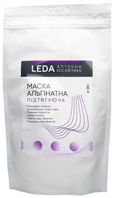 Маска для обличчя Leda альгінатна підтягуюча, 100 г