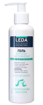 Гель для душа Leda увлажняющий с гиалуроновой кислотой, 200 мл