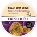 Скраб для тіла Fresh Juice Passion Fruit & Macadamia цукровий, 225 мл