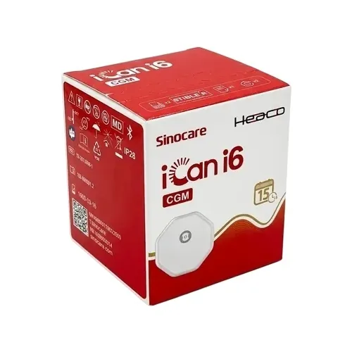 Сенсор Heaco Sinocare iCan i6 CGM для постійного моніторингу рівня глюкози в крові