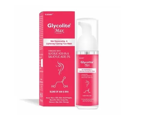 Пенка для умывания Glycolite Max с гликолевой и салициловой кислотой, 60 мл