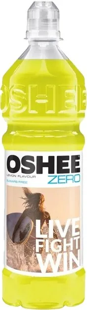 Напій ізотонічний негазований Oshee Isotonic Sport Zero без цукру, лимон, 750 мл
