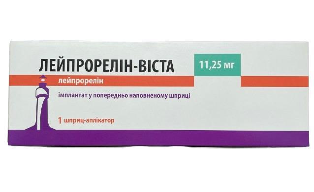 Лейпрорелин-Виста имплантант по 11.25 мг №1 в шпр.-апплик.