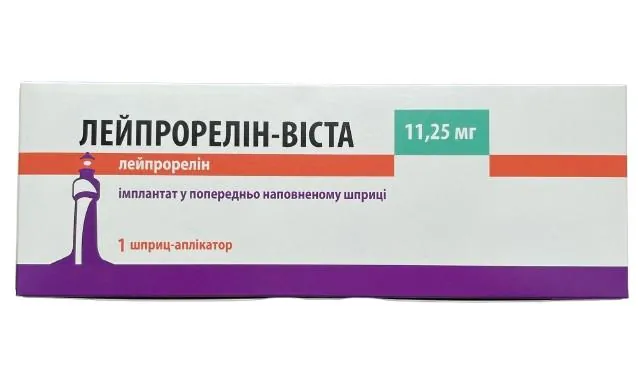 Лейпрорелін-Віста імплантат по 11.25 мг №1 у шпр.-аплік.