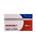 Леволет таблетки, п/плен. обол. по 500 мг №10