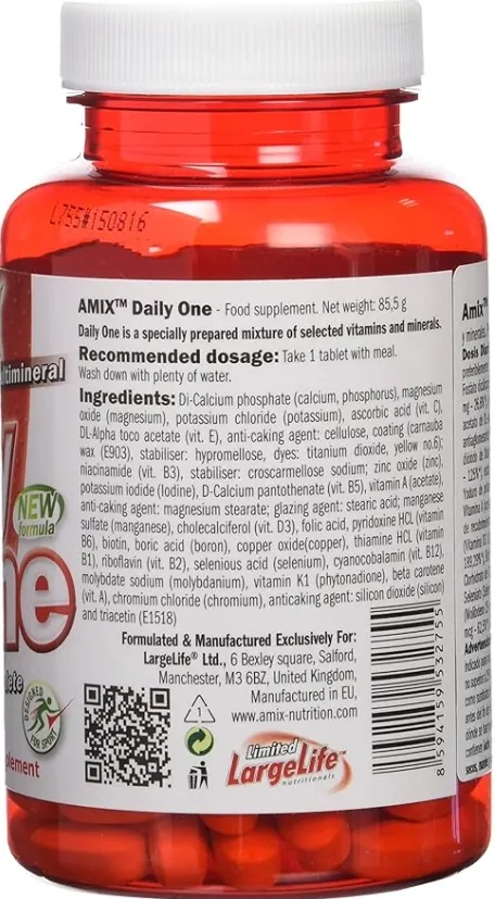 Комплекс вітамінів та мінералів Amix Nutrition Daily One, 60 таблеток