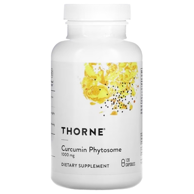 Фитосомы Куркумина Thorne Research Curcumin Phytosome 1000 мг, 120 капсул