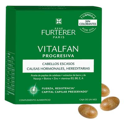 Капсулы от прогрессивного выпадения волос Rene Furterer Vitalfan Antichute Progressive, 30 капсул