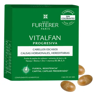 Капсули Rene Furterer Vitalfan Antichute Progressive від прогресивного випадіння волосся, 30 капсул