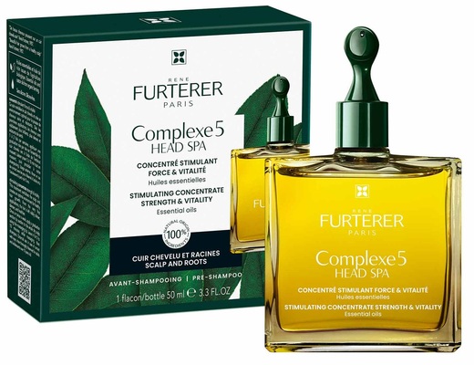 Концентрат Rene Furterer Complexe 5 растительный стимулирующий с разогревающими эфирными маслами, 50 мл