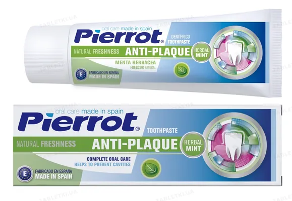 Зубна паста Pierrot Anti-Plaque від нальоту і зубного каменю Ref.53, 75 мл