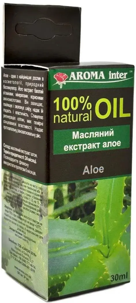 Масляний екстракт Aroma Inter Алое, 30 мл