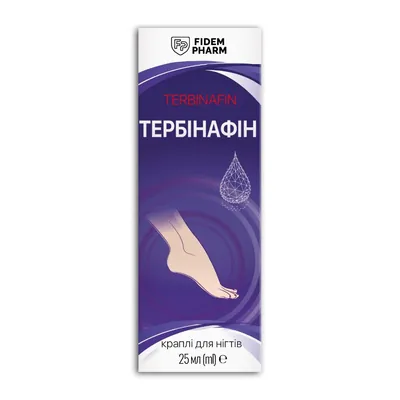 Тербінафін Fidem Pharm краплі для нігтів по 25 мл у флак.