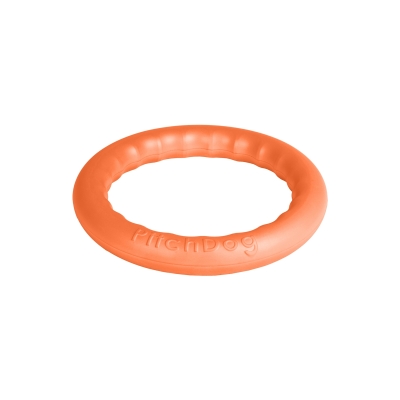 Игрушка-кольцо Collar PitchDog для апортировки для собак, 20 см, оранжевая