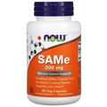 Аденозилметіонін NOW SAMe (S-Adenosyl-L-Methionine) 200 мг, 60 капсул