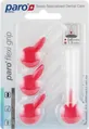 Міжзубні йоржики Paro Swiss flexi-grip, xxx-тонкі, червоні, циліндричні, 1.9 мм, 4 шт