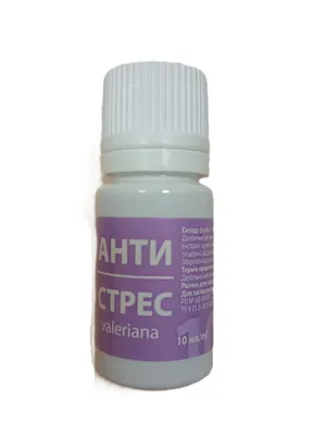 Анти Стрес valeriana для котів розчин для перорального застосування, 10 мл
