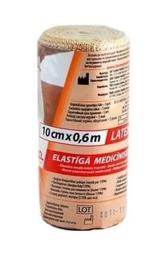 Бинт эластичный Lauma модель 2 Latex Free высокой растяжимости 0,6 м х 10 см