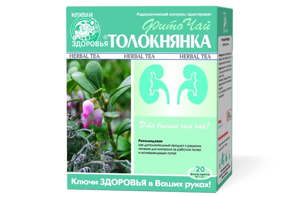 Фиточай Ключи Здоровья Толокнянка по 1,5 г №20 в фил-пак.