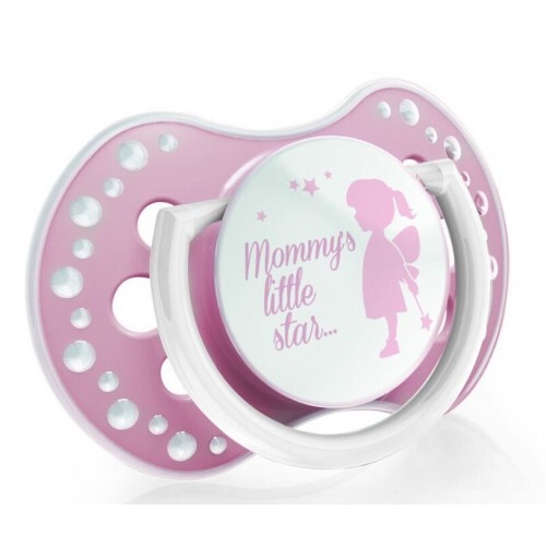Пустышка силиконовая Lovi Retro baby динамическая, 22/805girl, 6-18 месяцев, 2 шт