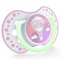 Пустышка силиконовая Lovi Retro baby динамическая, 22/805girl, 6-18 месяцев, 2 шт