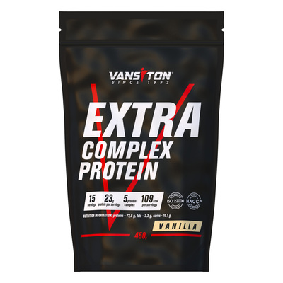 Протеин Vansiton Extra Protein (Экстра Протеин), ваниль, 450 г