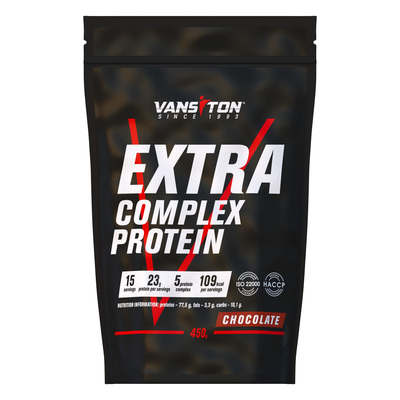 Протеин Vansiton Extra Protein (Экстра Протеин), шоколад, 450 г