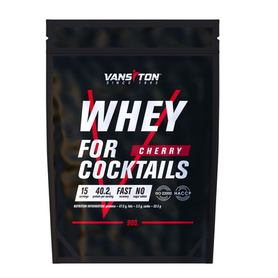 Протеїн Vansiton Extra Protein (Екстра Протеїн), вишня, 900 г