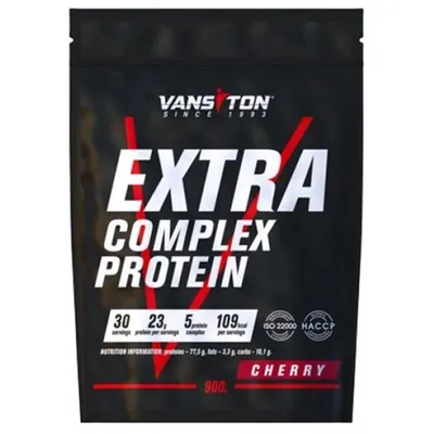 Протеїн комплексний Vansiton Extra Complex Protein, вишня, 900 г