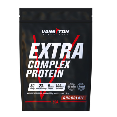 Протеин Vansiton Extra Protein (Экстра Протеин), шоколад, 900 г
