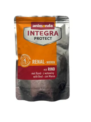 Корм вологий для котів Animonda Integra Protect при хворобах нирок з телятиною, 85 г пауч