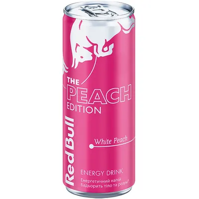 Напій енергетичний Red Bull The Peach Edition білий персик, 250 мл