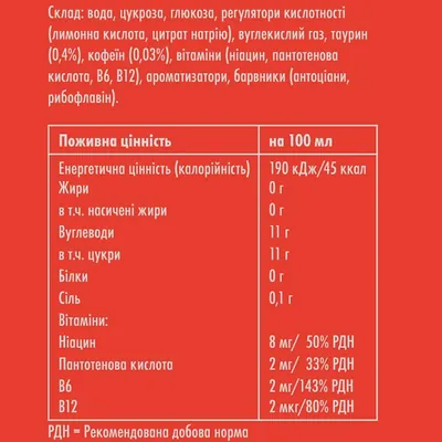 Напій енергетичний Red Bull The Red Edititon кавун, 250 мл
