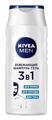 Шампунь-гель Nivea 3в1 Освежающий для волос, бороды и тела, 250 мл