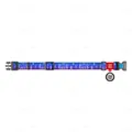 Нашийник Collar WAUDOG Nylon з QR-паспортом, малюнок Ловець снів, пластиковий фастекс, ширина 15 мм довжина 23-35 см