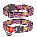 Нашийник Collar WAUDOG Nylon з QR-паспортом, малюнок Чудо-жінка 1, пластиковий фастекс, ширина 15 мм довжина 23-35 см