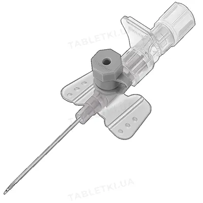 Канюля внутрішньовенна B.Braun Vasofix Braunule 16G x 2 "196 мл/хв, (1,7 x 50 мм) сіра, 1 штука