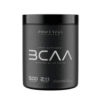 Амінокислоти Powerful Progress Amino BCAA 2:1:1 лимон та лайм, 500 г